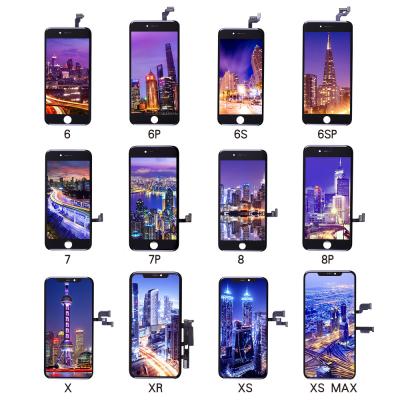 China high brightness & High Saturation LCD For iPhone 6 6P 6S 6SP 7 7P 8 8P X XR XS 11 Pro Max For iPhone Screen For iPhone Display for sale