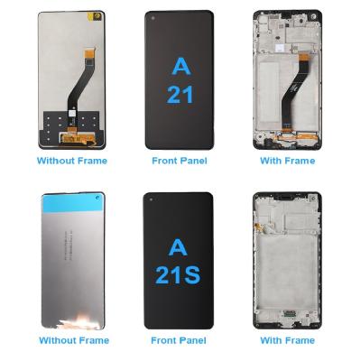 China LCD Display For Samsung Repair Wholesale Price OLED Mobile Phone LCD Screen For Samsung Galaxy A21 A21S LCD Touch Screen Display With Or Without the frame SK incell for sale