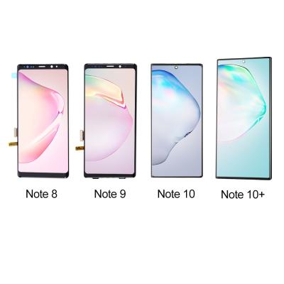 China high brightness & High Saturation Elekworld OEM AMOLED For Samsung Note 9 GalNote 8 Note 10 Note 20 Plus LCD OLED Touch Screen Display Replacement NO Burn Shadows for sale