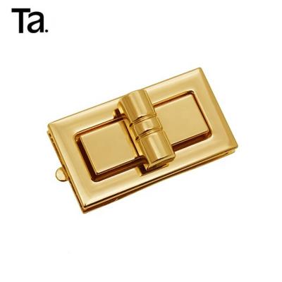 Cina TANAI High Quality Eco-friendly Rectangle Handbag Hardware Custom Lock For Handbag Briefcase in vendita