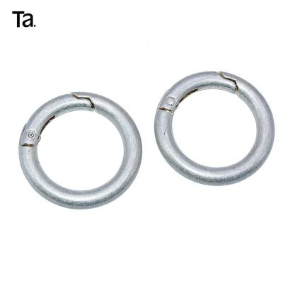 China TANAI Eco-friendly O Ring For Handbag Silver Hardware Metal Ring Design Customized Zinc Alloy for sale