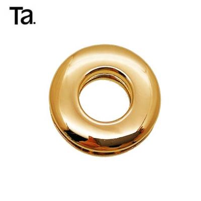 China High Quality Factory 9mm Nickel Free Zinc Alloy Fashion TANAI Gold Curtain Eyelet Round Shape for sale