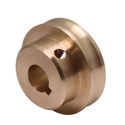 China High Precision Bushing H58 H59 H62 Brass Hub Brass Machining CNC Lathe Brass Turning for sale