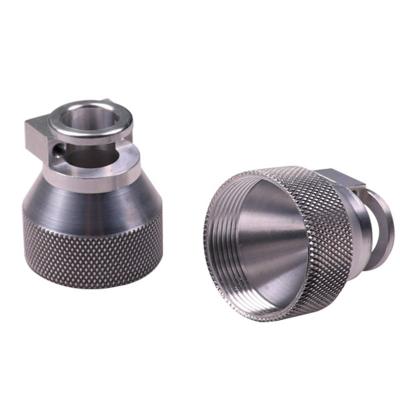 China Precision Aluminum Custom Knurled CNC Machined Aluminum Turning Parts for sale