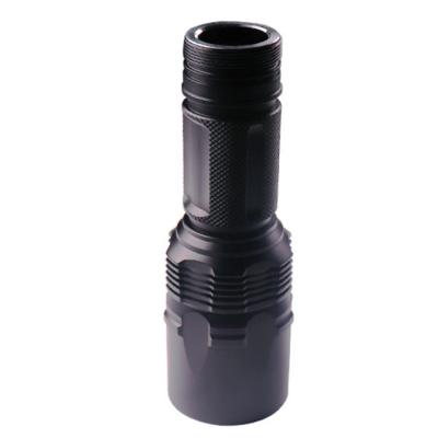 China Custom Aluminum Flashlight Housing Aluminum CNC Turned Machined Parts for sale