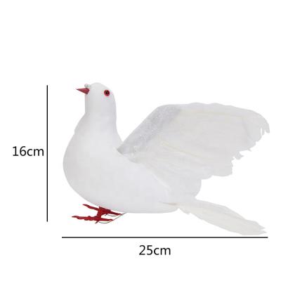 China Christmas decoration whitel feather doves wings for wedding decoration for sale