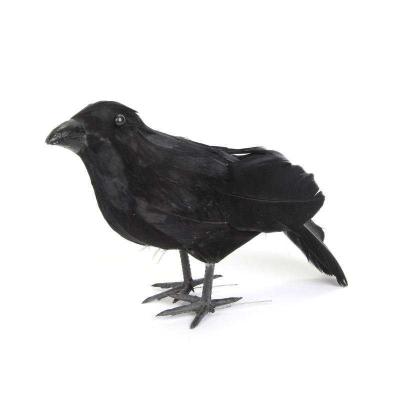 China Foam Customized Artificial Feather Crows For Halloween for sale