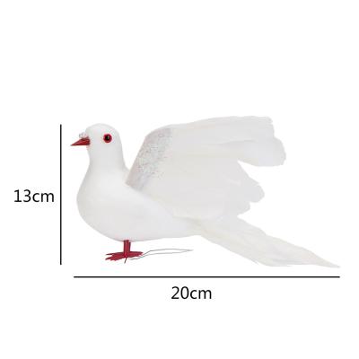 China PLUME white feather doves decoration for Christmas for sale