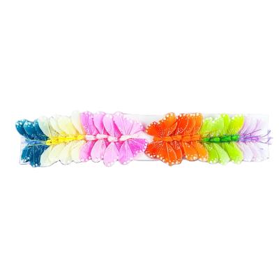 China Home Decoration Customized Design Artificial Feather Butterfly For Decorations Mixed Colors for sale