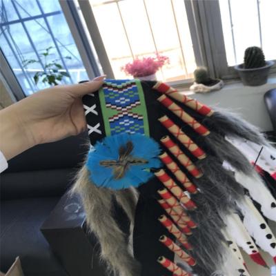 China Indian feather headdress hot sale festival new design for sale