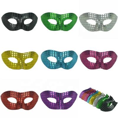 China Cheap carnival mardi gras feather mask 6 colors for sale