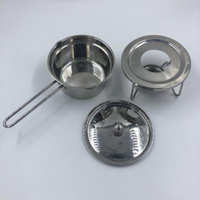 China New 2020 Hot Sale Stainless Steel Anti-scalding Butter Heater Cheese Fondue Viable Mini for sale