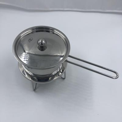 China New 2020 Hot Selling Mini Stainless Steel Chocolate Fondue Butter Heater Viable for sale