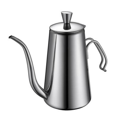 China WholesaleStainless Steel Gooseneck Kettle Steel Hand Pour Over Coffee Pour Over Drip Milk Pot for sale