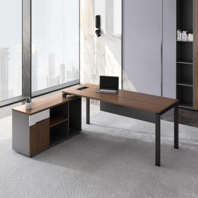 China Factory Price Modern Design Corner Desk, Computer Desk Side Metal Office Table Desk, L Shaped Desk for sale