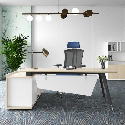 China Factory Price New Design Modern Furniture Home MDF Office Manager Executive Table for sale