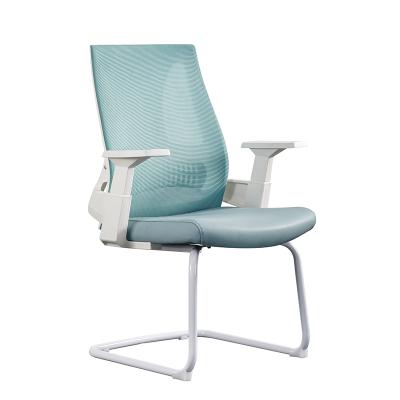 China (Height)Small Adjustable Steel Plating Arc Frame Office Visitor Chair for sale