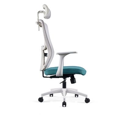 China (Height)Adjustable Mesh High Back Fabric Excutive Desk Chairs For Visitor for sale