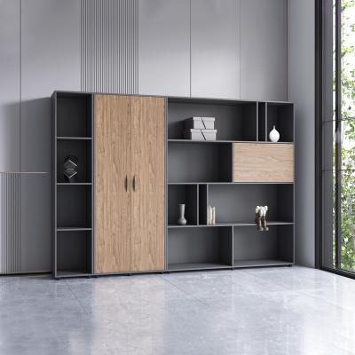 China New Design Factory Furniture Modern Office Cabinet Movable Display Bookcase Cabinet for sale