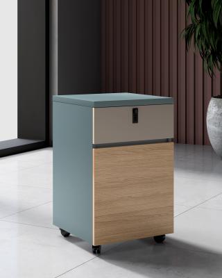 China Small Drawer Factory Modern Strength Kardex Wood Furniture Mobile File Cabinet With Lock for sale