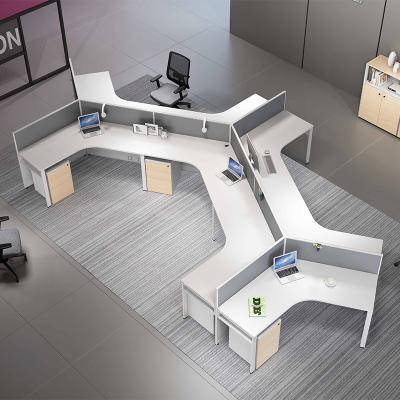 China Modern Modern Office Cubicle 3 Person Furniture Workstation, 9 Person Computer Desk, 6 Person Office Workstation for sale