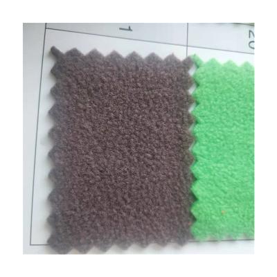 China Single-Sided Anti-pilling Polyester Spandex Fleece Clothing Fabric Shrink-Resistant for sale