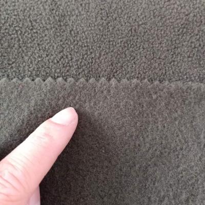 China High Quality Polyester Fleece Shrink-Resistant 100% Running Fabric Fleece Single Flip / Double Brush for sale