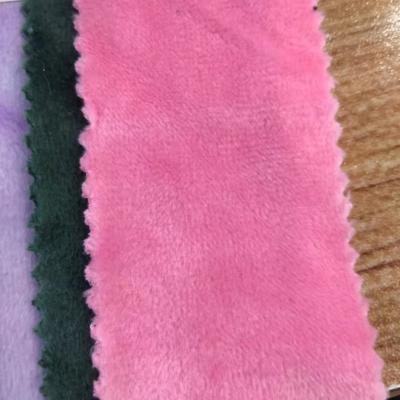 China Shrink-Resistant 100% Polyester Soft Pile Super Soft Knit Fabric Brushed Knit Knitted Fabric for sale