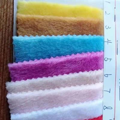 China High Quality Abrasion-Resistant Single Sided Fleece Plush Fabric 5.5MM Single Sided for sale