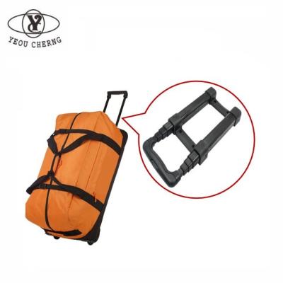 China Style External Inner Mounting Handle Customized Backbag With Troley On The Wheels Luggage Trolley Single Parts Telescopic Handle Part for sale