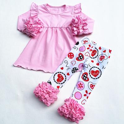 China Loungewear outfits children's wholesale valentine's shop where fashion children's clothing outfits child places children's clothing for sale