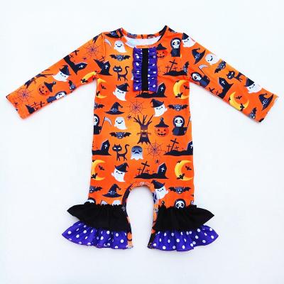 China High Quality Cheap Wholesale Casual Cotton Non-gender Halloween Theme Baby Clothes Comfortable Baby Romper for sale