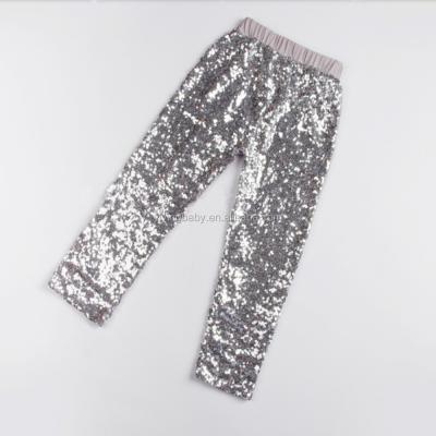 China New Design Cotton Babies Wholesale Glitter Gaiters Shiny 100% Kids Sequins Pants for sale