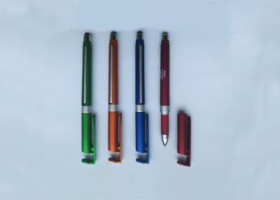 China New hot-selling Mobile phone stents Banner Touch Metal Pen with customized logo or silk printing for promotion for sale