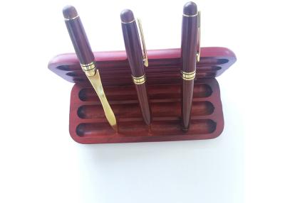 China Rosewood box with 1 ball pen 1 fountain pen 1 letter opener for gift or promotional. for sale