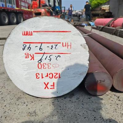 China Alta resistência 410 Barras de aço inoxidável 1Cr13 laminadas a quente Barras de aço sólido Diâmetro 10-500mm à venda