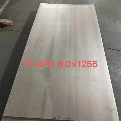 China 17-4PH stainless steel plate 630 hot rolled plate 1500*6000 engineering plate 6-60mm for sale