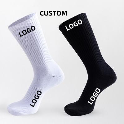 China QUICK DRY custom quality cotton bamboo handle embroidery knit happy unisex men women kids logo print sports socks for sale