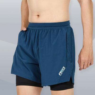 China Anti-Wrinkle OEM Outdoor Sports Custom Quick Dry Unisex Shorts For Athletic Running Hiking With Zipper Pocket for sale