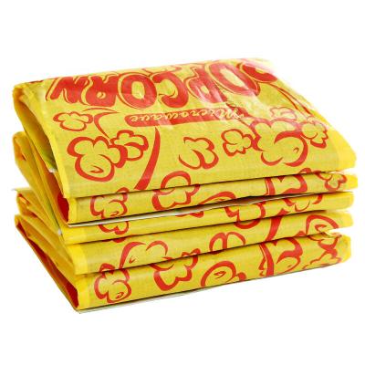 China Disposable Custom Logo Seal Greaseproof Microwave Popcorn Bag Paper Bags For Food for sale