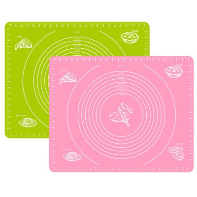 China 50*40cm large durable thickened high temperature resistant silicone baking mat for sale