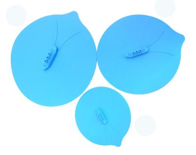 China Wholesale 3Pcs Sustainable Universal Silicone Boat Steamer Lid For Spill Plug Cooking Tools for sale