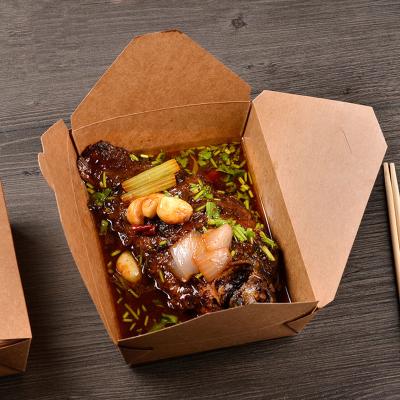 China Disposable Disposable Takeout Packaging Box For Grocery Food for sale