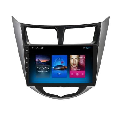 China Car Dvd navigation car player central control Android 9 inch single big screen for Verna for sale