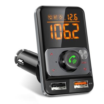 China About 10M BT79DS Qc3.0 Bt Car Fm Transmitter Fast Charge Adapter Mp3 Player For Car With Fatigue Driving Reminder for sale