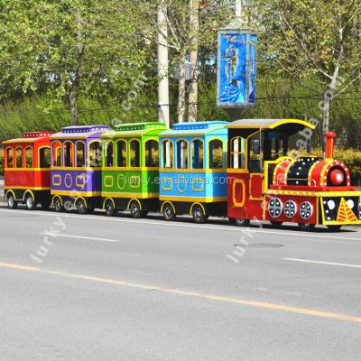 China Trackless Equipment Kiddie Amusement Park Low Price Mall Train Rides Train For Sale for sale