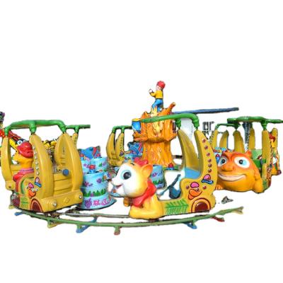 China Theme Park Track Electric Train Animal Children Kids Rides Amusement Park Trains for sale