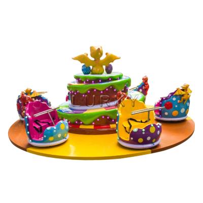 China Theme park electric kids coffee cup lifting rotating towers, rotary lift tea cup towers for sale for sale