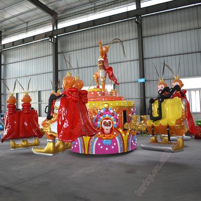 China FRP+steel Amusement Rides New 6AM Spinning Games China Monkey Jumping for sale