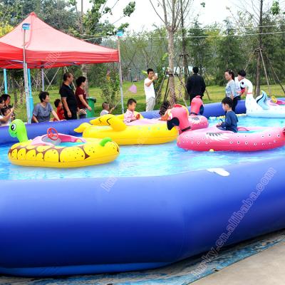 China New High Quality Water Animals Games Kids Shape PVC Material PVC Electric Bumper Boat for sale